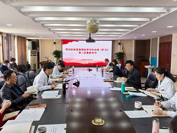 中国中医科学院望京医院召开党委理论学习中心组（扩大）2025年第二次集体学习会议